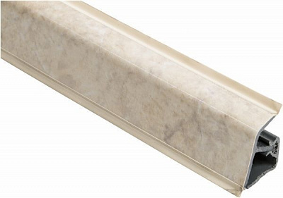 Плінтус LuxeForm для стільниці L213 4200x25 мм мармур бежевий