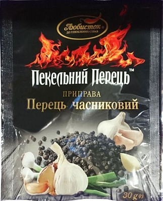 Приправа Адский перец чесночный 30 г Любисток 