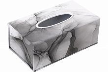 Серветниця декоративна Luna сірий мармур (202х108х75)