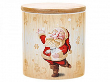 Банка для сипучих з бамбуковою кришкою 