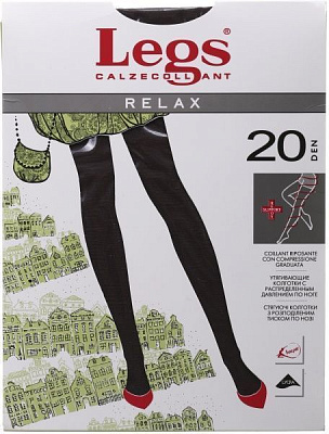 Колготки женские Legs 300 RELAX 20 den fumo р. 4 серый 