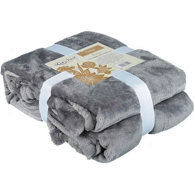 Плед La Nuit Basic grey 160x200 см