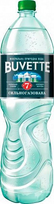 Вода минеральная Buvette №7 сильногазированная 1,5 л 