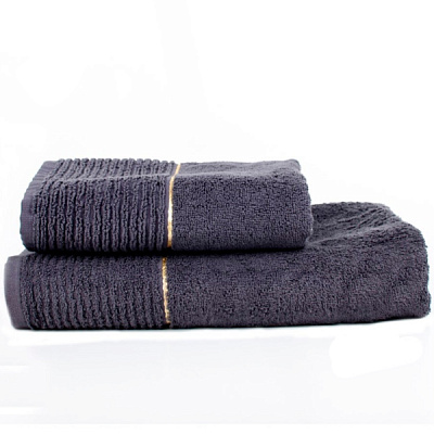 Рушник махровий La Nuit GOLD 50x90 см графіт