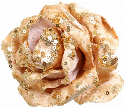 Квітка декоративна DH8055000 золотий 11х5х11 см