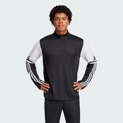 Джемпер Adidas SQ25 TR TOP BLACK/WHITE JE2767 р.M черный