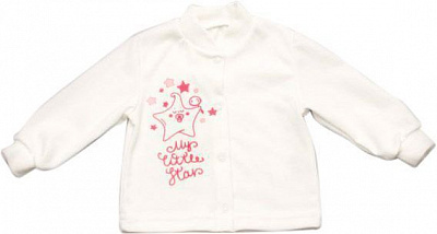 Кофточка детская Модний Карапуз My Little Star 301-00028-0 р.68 белый с принтом 