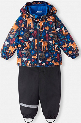 Костюм зимний для мальчиков Lassie Oivi рост 86 синий с принтом 7100020A 