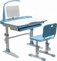 Комплект стіл і стілець Evo-kids Evo-19 BL (з лампою) блакитний
