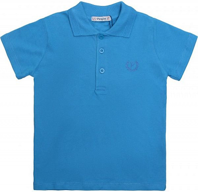 Поло р.116 блакитний