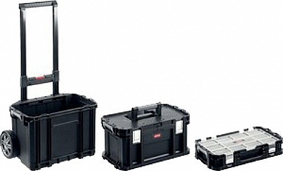 Набор ящиков Keter Connect Rolling System 22