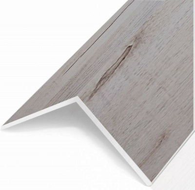 Угол наружный Decomax 118 Laminat 6443 25x25x3000 мм дуб бенсон белый