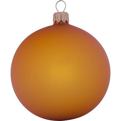 Куля скляна d80 золотий