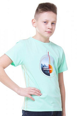 Футболка для хлопчиків KOSTA р.134-140 зелений 0136-6