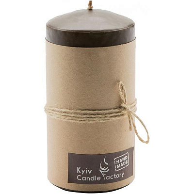 Свеча Candle Factory EcoLife коричневая 120 мм 51168116