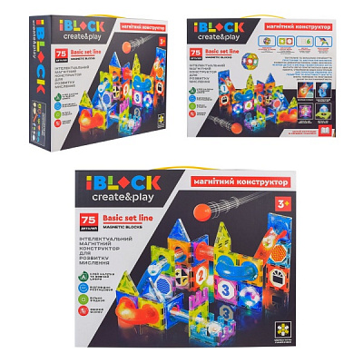 Конструктор магнітний Iblock PL-921-255