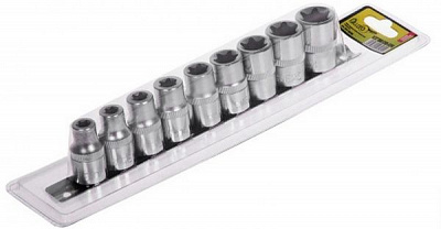 Набір головок Torx 1/2