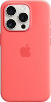 Чехол Apple Silicone Case with MagSafe для Apple iPhone 15 Pro guava (MT1G3ZM/A)