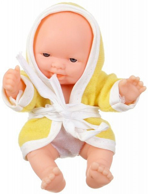 Пупс MERX Limited в шарі 12 см вініловий в халаті MX0269215