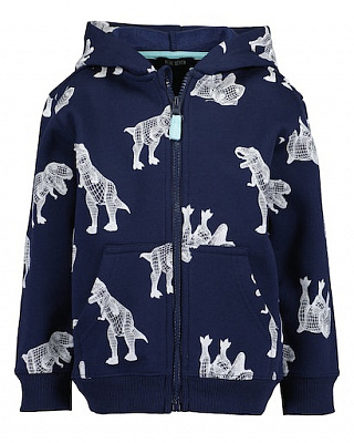 Худи для мальчика Blue Seven трикотажное на молнии р.122 ультрамарин 864715 X5560 