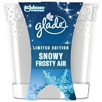 Свеча ароматическая Glade Snowy Frosty Air 129 г