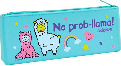 Пенал силіконовий SL-01 Smiley World YES м'ятний