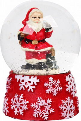 Куля новорічна Дід Мороз 4,5х6,5 см в асортименті EPI-ZY18033K-2-1