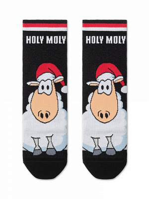 Носки женские Conte 651 CE NEW YEAR 21С р.23-25 черный