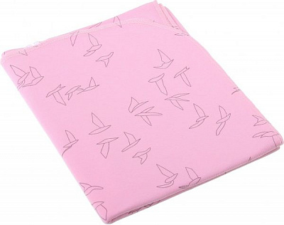 Простынь Оригами Фламинго 85х90 см розовый 421-222-16 