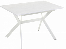Стіл обідній Канзас 1200(1550)x730x750мм бетон сніжний/білий