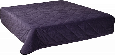 Покривало Velour ромб 240x260 см La Nuit фіолетовий