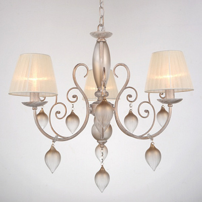 Люстра подвесная Victoria Lighting 3xE14 золотисто-бежевый Amande/SP3 