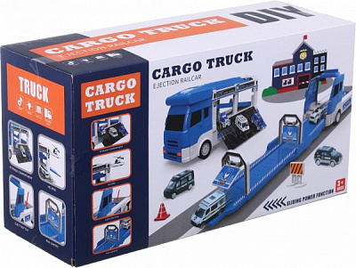 Ігровий набір Shantou Евакуаційний контейнеровоз-гараж зі звуковими ефектами OTB0581805