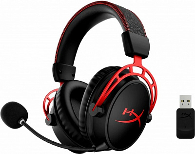 Гарнітура ігрова HyperX Cloud Alpha Wireless black/red (4P5D4AA)