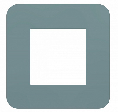 Рамка одноместная Efapel Latina алюминий 42910 TAL