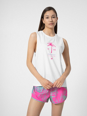 Футболка 4F 4FSS23TTSHF559-10S р.XS білий