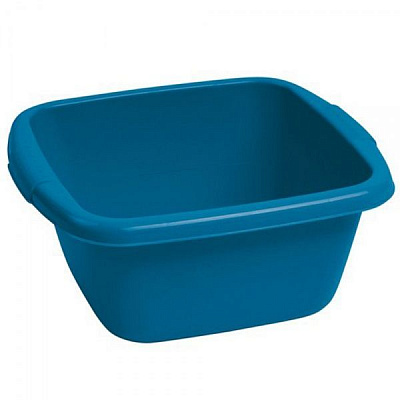 Таз пластиковый Curver ЛЮКС квадратный морская волна 14 л 