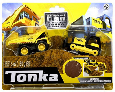 Игровой набор Tonka Самосвал и Бульдозер с песком 1:64 6021