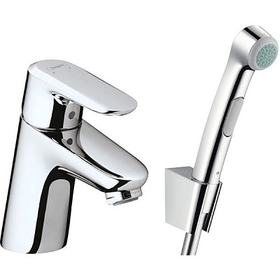 Смеситель для умывальника Hansgrohe с гигиеническим душем Ecos 32126000