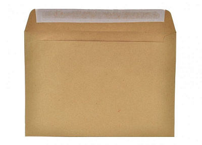 Конверт С5 162х229 мм крафт 0+0 10 шт.