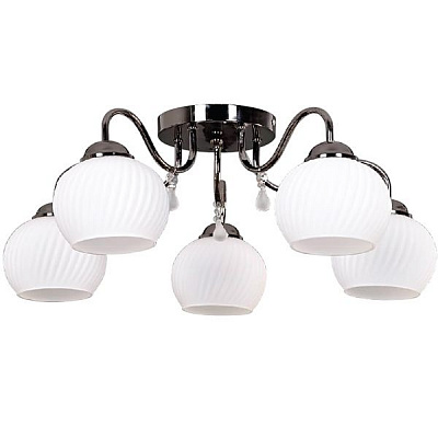 Люстра Accento Persefona ALSQ-MD37616/5 чорний хром