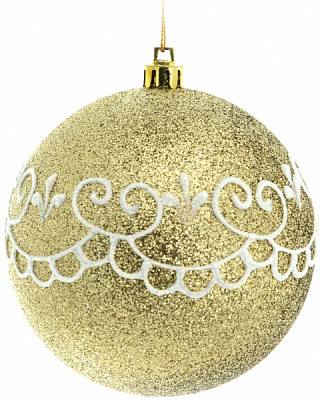 Шар новогодний Кружево 