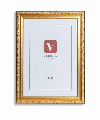 Рамка для фото Velista 30M-419v 21х30 см золотий