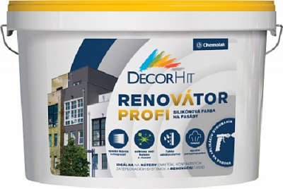 Краска Chemolak DECORHIT RENOVATOR PROFI прозрачный мат 10л