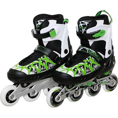 Роликові ковзани MaxxPro PW-153B-5 р. 40-43 зелені