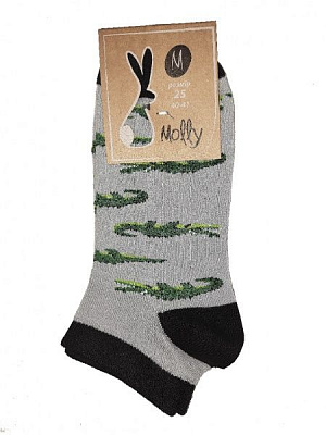 Носки Молли Крокодил р. 27 белый 1 пар 