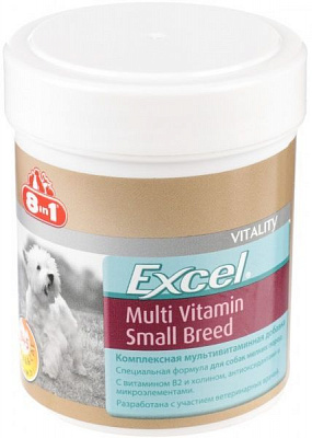 Вітаміни 8 IN 1 для собак малих порід Excel Multi Vitamin 8in1 150