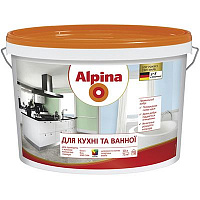 Краска Alpina Для кухни и ванной B3 9.4 л