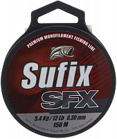 Леска Sufix SFX SELF HANGING SPOOL 150м 0,30мм 5,4кг прозрачная