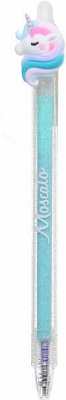 Ручка гелевая пиши-стирай Единорог бирюзовая 